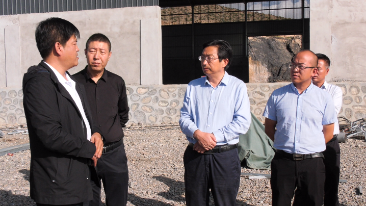 杨恭调研平川区煤炭储运交易清洁利用项目建设情况